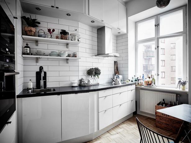 Interior minggu ini: apartemen pintar dari 40 sqm dalam gaya Skandinavia