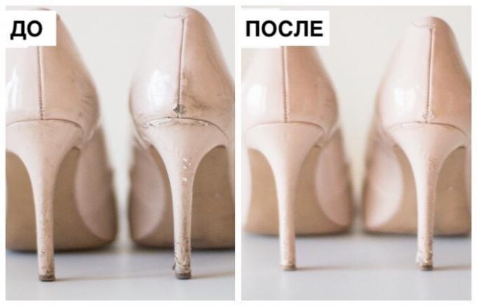 Cara Perancis untuk "menghapus" setiap goresan dari sepatu dipernis