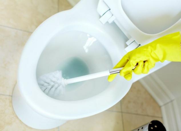 Bagaimana cara membersihkan toilet dengan obeng?