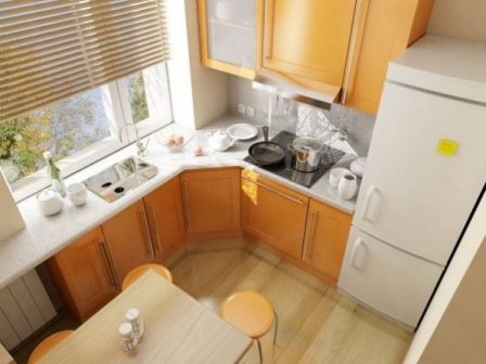 Solusi interior untuk dapur kecil