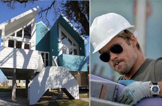 Brad Pitt sendiri diawasi konstruksi.