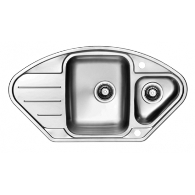 Wastafel stainless steel untuk dapur sudut