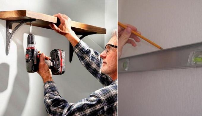 Bagaimana untuk menggantung rak lancar dan cepat, bahkan di dinding drywall.