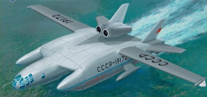 Meskipun tulisan pada badan pesawat, VVA-14 tidak pernah terbang untuk Aeroflot.