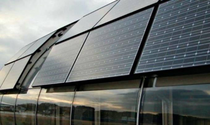 panel photovoltaic.