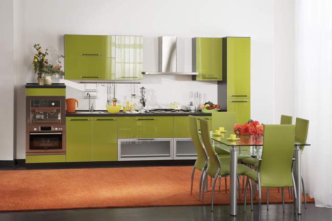 Warna set dapur (48 foto): petunjuk video untuk pemasangan DIY, cara memilih furnitur, kombinasi dengan warna dapur, harga, foto