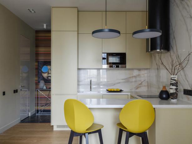 Kami membuat interior ruang dapur-hidup: 8 dizaynhakov penting