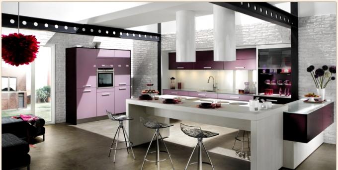 Dapur putih-ungu (42 foto), desain do-it-yourself: instruksi, tutorial foto dan video, harga