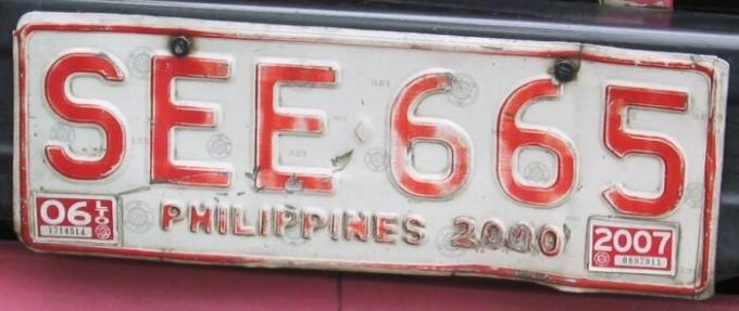 Di Filipina, angka-angka pada nomor berarti banyak. | Foto: upload.wikimedia.org. 