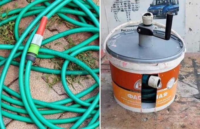 Cara membuat hose reel.