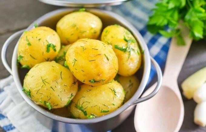 Cara cepat memasak kentang.