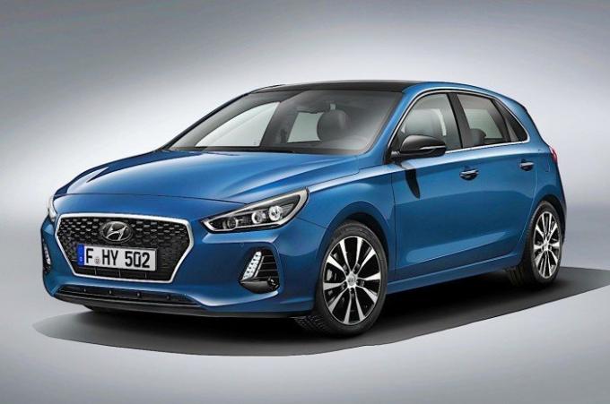 Korea lima pintu hatchback Hyundai i30. | Foto: autoevolution.com.