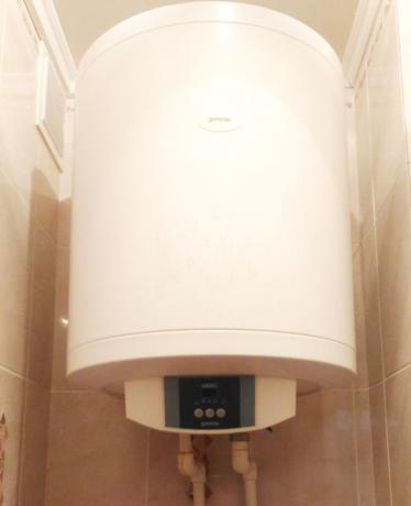 Volume minimum untuk mandi dengan boiler 30 liter.