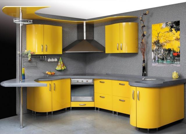 Warna fasad dapur (41 foto): Petunjuk video DIY untuk pemasangan, kombinasi warna