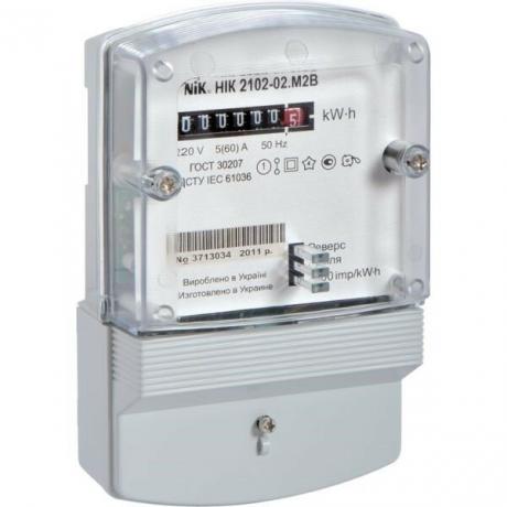Pilihan, penempatan dan koneksi meter listrik sesuai dengan aturan
