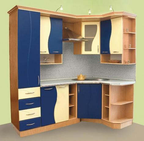 Furnitur untuk dapur kecil 6 meter persegi (36 foto) - solusi modern