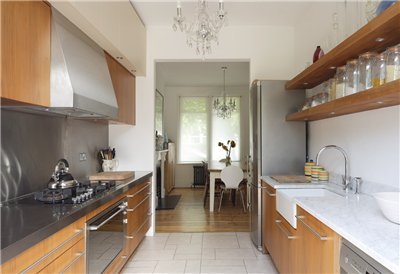 Dapur sempit panjang - tata letak (41 foto) ruang yang nyaman