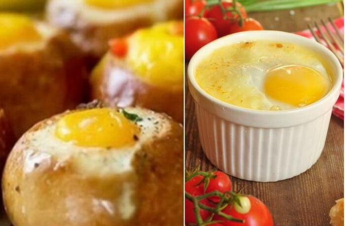  Telur untuk sarapan: resep lezat cepat.