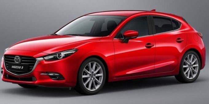 Subkompak Mazda 3 pilihan yang sangat baik untuk laki-laki.