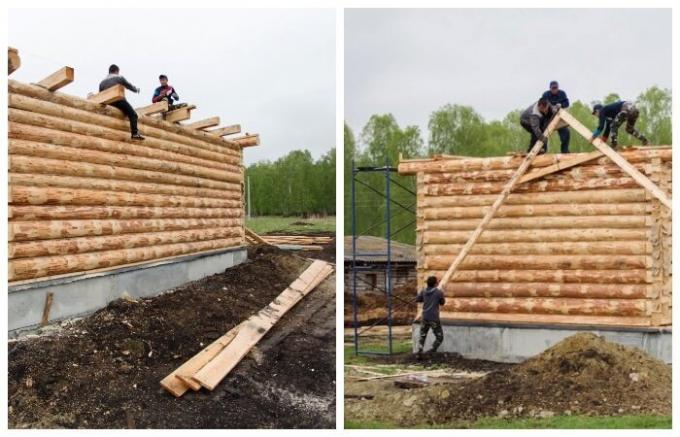 Pembangunan dua rumah lagi bagi petani di masa depan (Sultanov, Chelyabinsk Region).